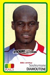 Sticker Souleymane Diamoutene - Africa Cup 2008 n. 124 - Panini