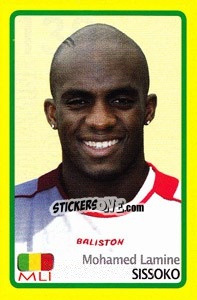 Sticker Mohamed Lamine Sissoko - Africa Cup 2008 n. 130 - Panini