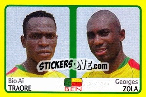 Figurina Bio Ai Traore / Georges Zola - Africa Cup 2008 n. 142 - Panini