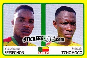 Sticker Stephane Sessegnon / Seidah Tchmogo - Africa Cup 2008 n. 144 - Panini
