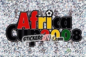 Sticker Official name - Africa Cup 2008 n. 1 - Panini
