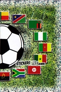 Sticker Official emblem (2 of 2) - Africa Cup 2008 n. 4 - Panini