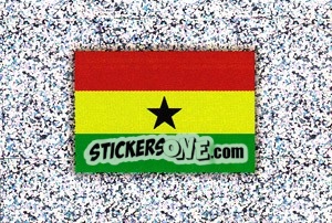 Sticker Flag of Ghana - Africa Cup 2008 - Panini