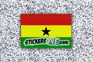 Cromo Flag of Ghana - Africa Cup 2008 n. 5 - Panini