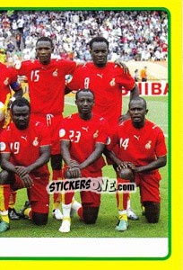 Sticker Ghana team (2 of 2) - Africa Cup 2008 n. 7 - Panini