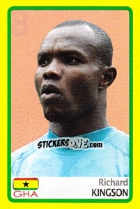 Sticker Richard Kingson - Africa Cup 2008 n. 8 - Panini