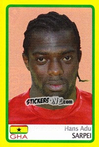 Sticker Hans Adu Sarpei - Africa Cup 2008 n. 9 - Panini