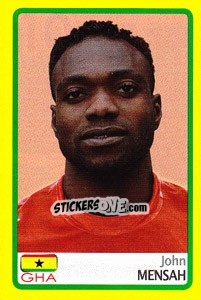 Sticker John Mensah - Africa Cup 2008 n. 10 - Panini