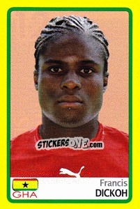 Sticker Francis Dickoh - Africa Cup 2008 n. 12 - Panini