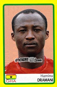 Sticker Haminu Dramani - Africa Cup 2008 - Panini