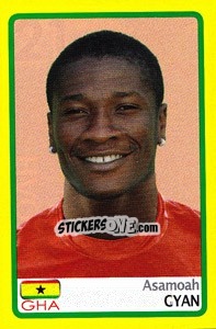 Cromo Asamoah Gyan - Africa Cup 2008 - Panini