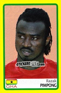 Cromo Razak Pimpong - Africa Cup 2008 - Panini