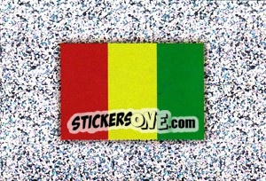 Sticker Flag of Guinea - Africa Cup 2008 - Panini