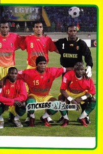 Sticker Guinea team (2 of 2) - Africa Cup 2008 n. 26 - Panini