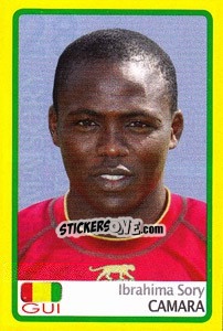 Sticker Ibrahima Sory Camara - Africa Cup 2008 - Panini