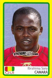 Figurina Ibrahima Sory Camara - Africa Cup 2008 n. 28 - Panini