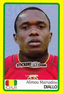 Sticker Alimou Mamadou Diallo - Africa Cup 2008 - Panini
