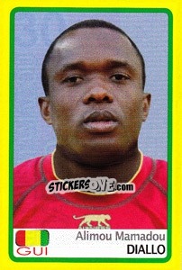 Figurina Alimou Mamadou Diallo - Africa Cup 2008 n. 30 - Panini