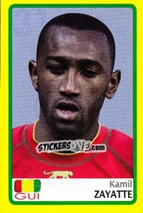 Figurina Kamil Zayatte - Africa Cup 2008 n. 31 - Panini