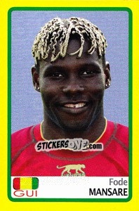 Sticker Fode Mansare - Africa Cup 2008 n. 33 - Panini