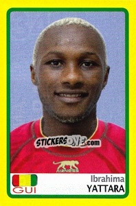 Sticker Ibrahima Yattara - Africa Cup 2008 n. 34 - Panini