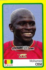 Cromo Mohamed Cisse - Africa Cup 2008 - Panini