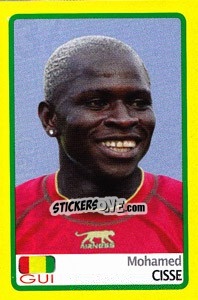 Sticker Mohamed Cisse - Africa Cup 2008 n. 36 - Panini