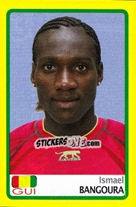 Cromo Ismael Bangoura - Africa Cup 2008 - Panini