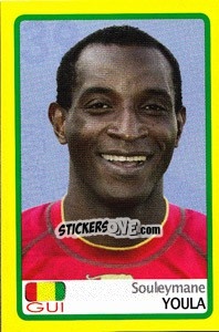 Sticker Souleymane Youla - Africa Cup 2008 n. 39 - Panini