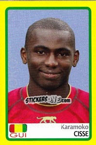 Sticker Karamoko Cisse - Africa Cup 2008 n. 41 - Panini