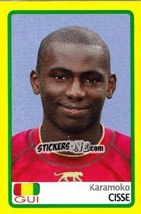 Sticker Karamoko Cisse - Africa Cup 2008 - Panini