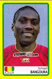 Cromo Ismael Bangoura - Africa Cup 2008 - Panini