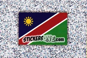 Sticker Flag of Namibia - Africa Cup 2008 n. 43 - Panini