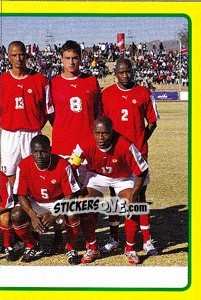 Cromo Namibia team (2 of 2) - Africa Cup 2008 - Panini