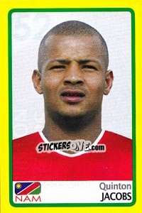 Cromo Quinton Jacobs - Africa Cup 2008 - Panini