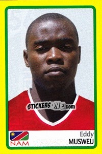 Cromo Eddy Muswey - Africa Cup 2008 - Panini