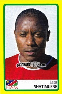 Sticker Letu Shatimuene - Africa Cup 2008 - Panini