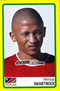 Cromo Meraai Swartbooi - Africa Cup 2008 - Panini