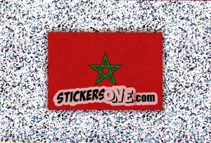 Sticker Flag of Morocco - Africa Cup 2008 - Panini