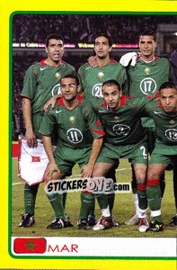 Cromo Morocco team (1 of 2) - Africa Cup 2008 - Panini