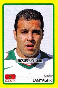 Sticker Nadir Lamyaghri - Africa Cup 2008 - Panini