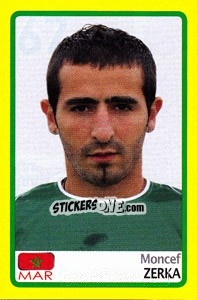 Sticker Moncef Zerka - Africa Cup 2008 n. 67 - Panini