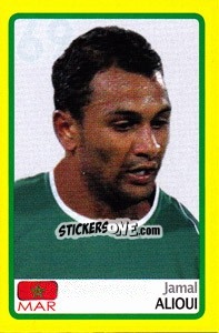 Figurina Jamal Alioui - Africa Cup 2008 - Panini