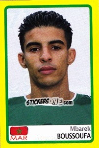 Cromo Mbarek Bossoufa - Africa Cup 2008 - Panini