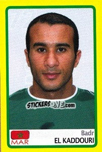 Sticker Badr El Karrouri - Africa Cup 2008 - Panini