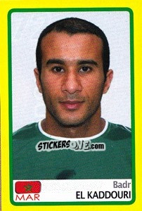 Cromo Badr El Karrouri - Africa Cup 2008 - Panini