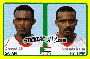 Sticker Ahmed Ali Safari / mostafa Karar Hytham - Africa Cup 2008 - Panini