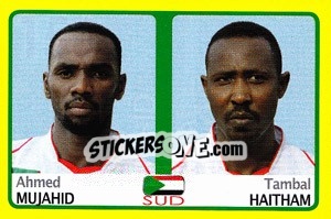 Sticker Ahmed Mujahid / tambal Haitham - Africa Cup 2008 - Panini