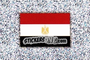 Cromo Flag of Egypt - Africa Cup 2008 - Panini