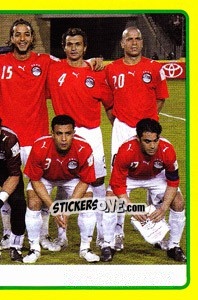 Cromo Egypt team (2 of 2) - Africa Cup 2008 - Panini